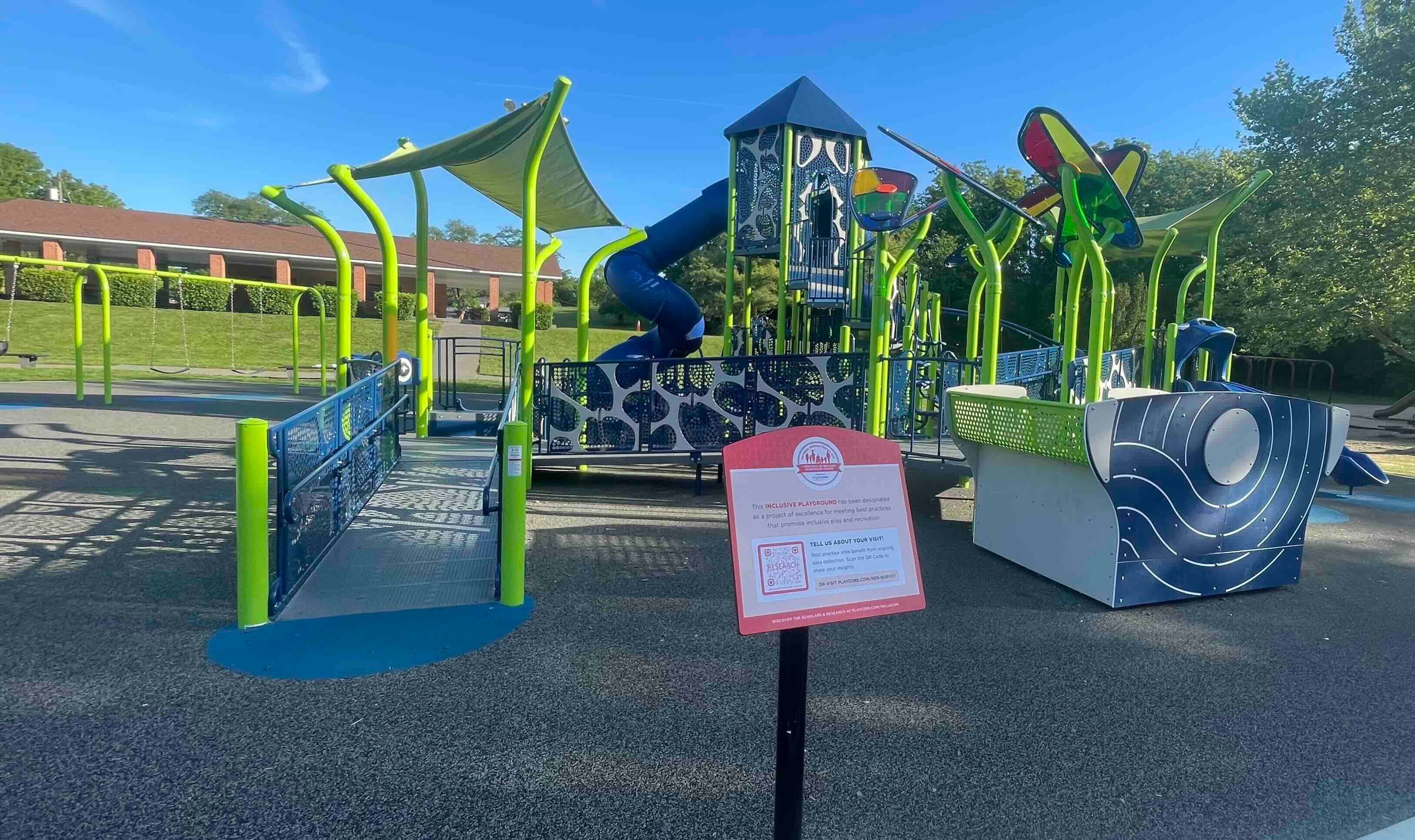 NDS Inclusive Playground with Ziplines